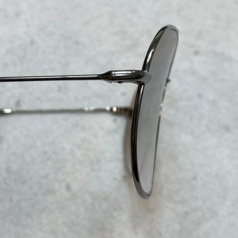 Ray-Ban RB R0101S Aviator Reverse Sunglasses Gunmetal Brown Gradient 62mm
